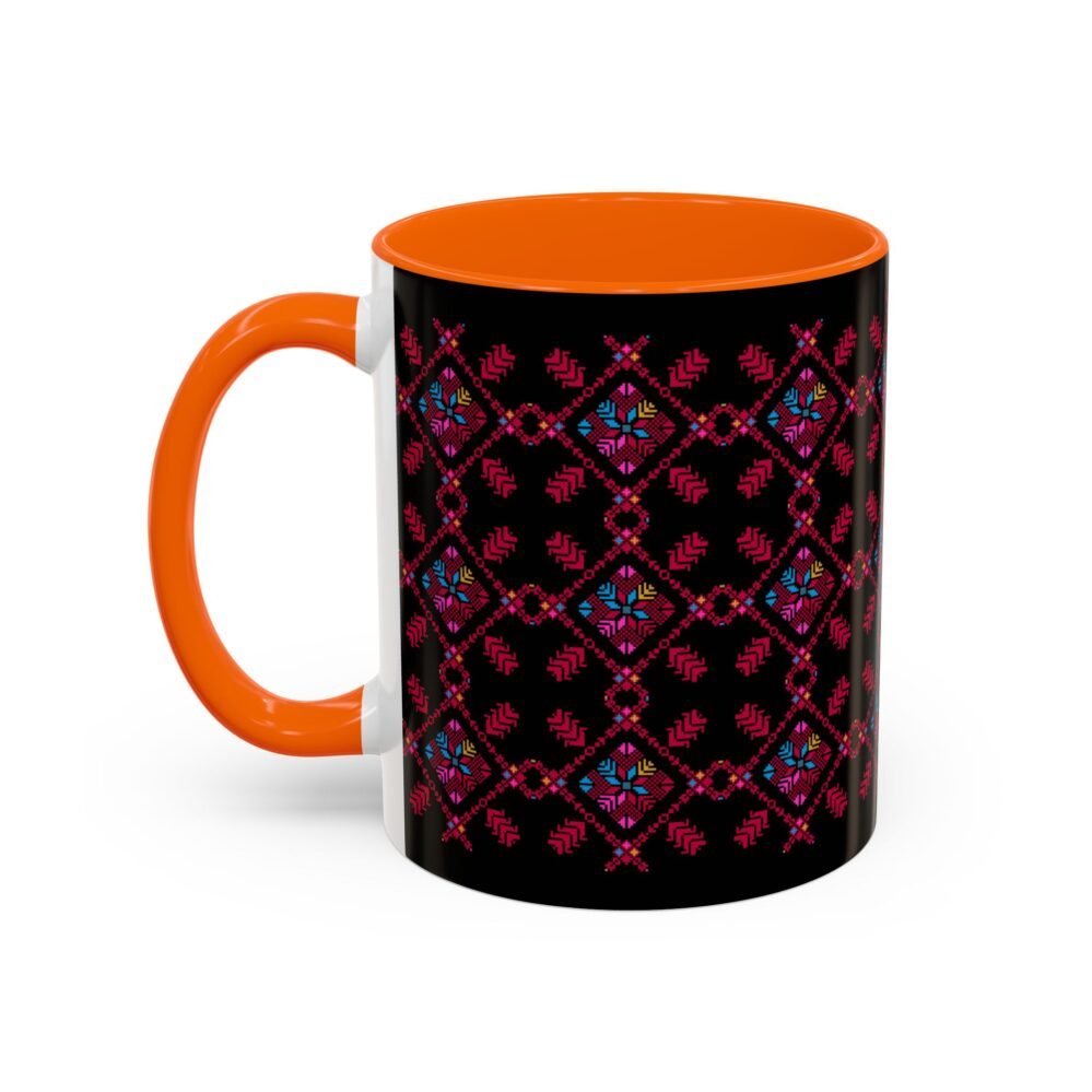 Vibrant Floral Accent Coffee Mug - Perfect Gift for Coffee Lover