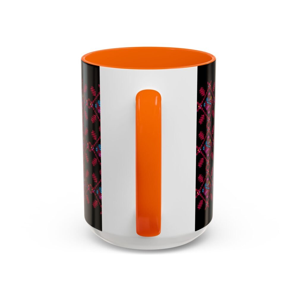 Vibrant Floral Accent Coffee Mug - Perfect Gift for Coffee Lover - Image 8