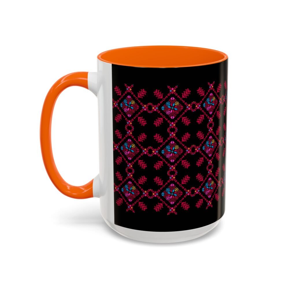 Vibrant Floral Accent Coffee Mug - Perfect Gift for Coffee Lover - Image 7