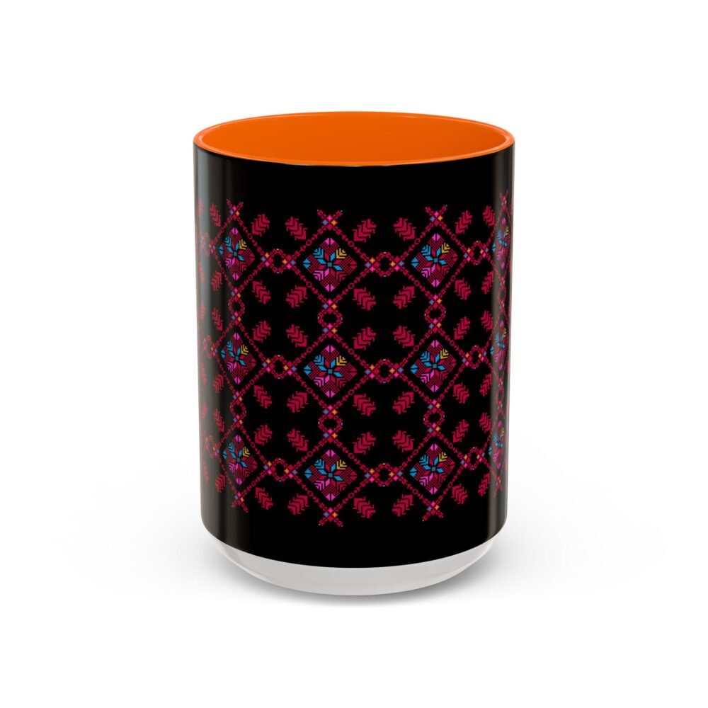 Vibrant Floral Accent Coffee Mug - Perfect Gift for Coffee Lover - Image 5