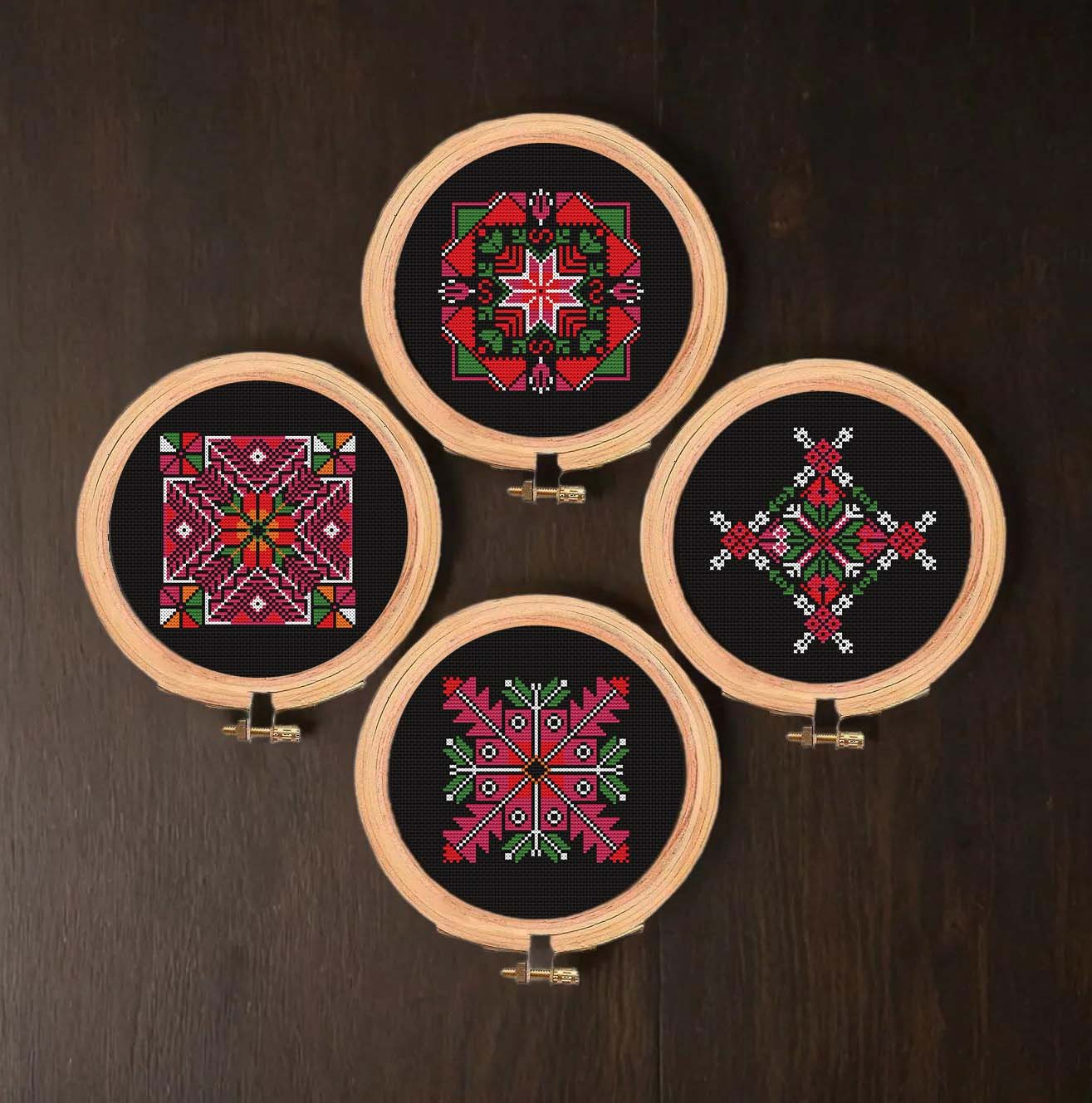 25+ Mini Tatreez Pattern Bundle | Easy Embroidery Designs for Beginners | Cross Stitch PDF | Sale Offer - Image 3