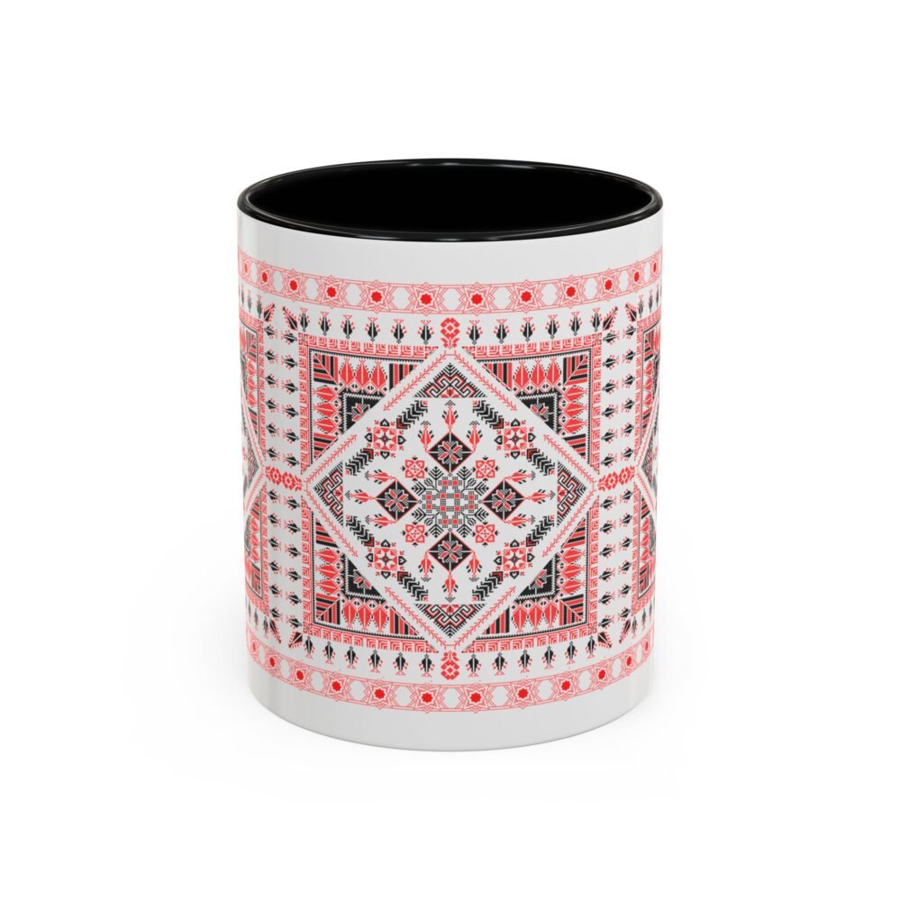 palestinians tatreez mugs ,printed palestinians coffee mugs tatreez in style,palestinians tatreez
