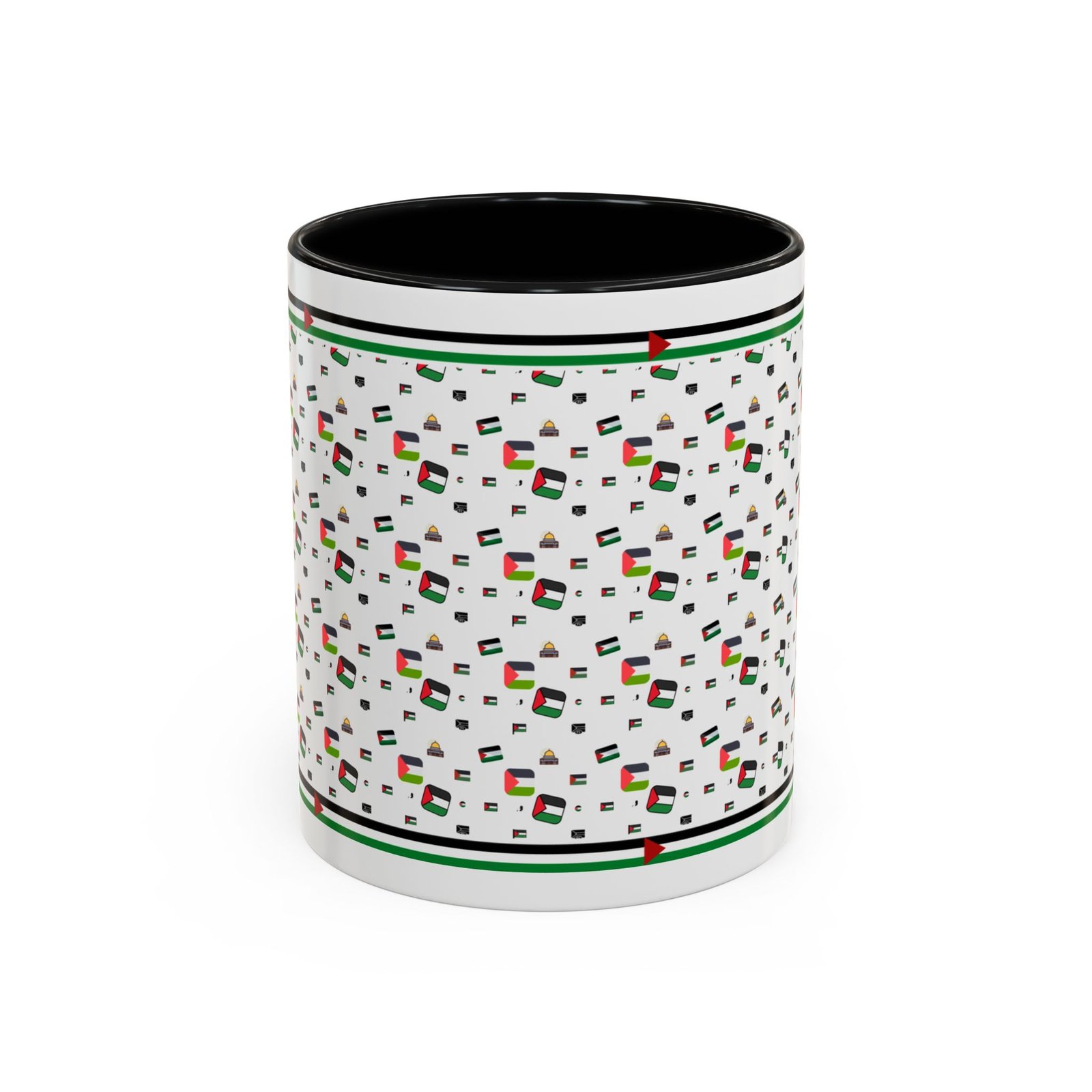 palestine flag al aqsa printed mugs ,palestinians mugs ,palestine coffee mugs