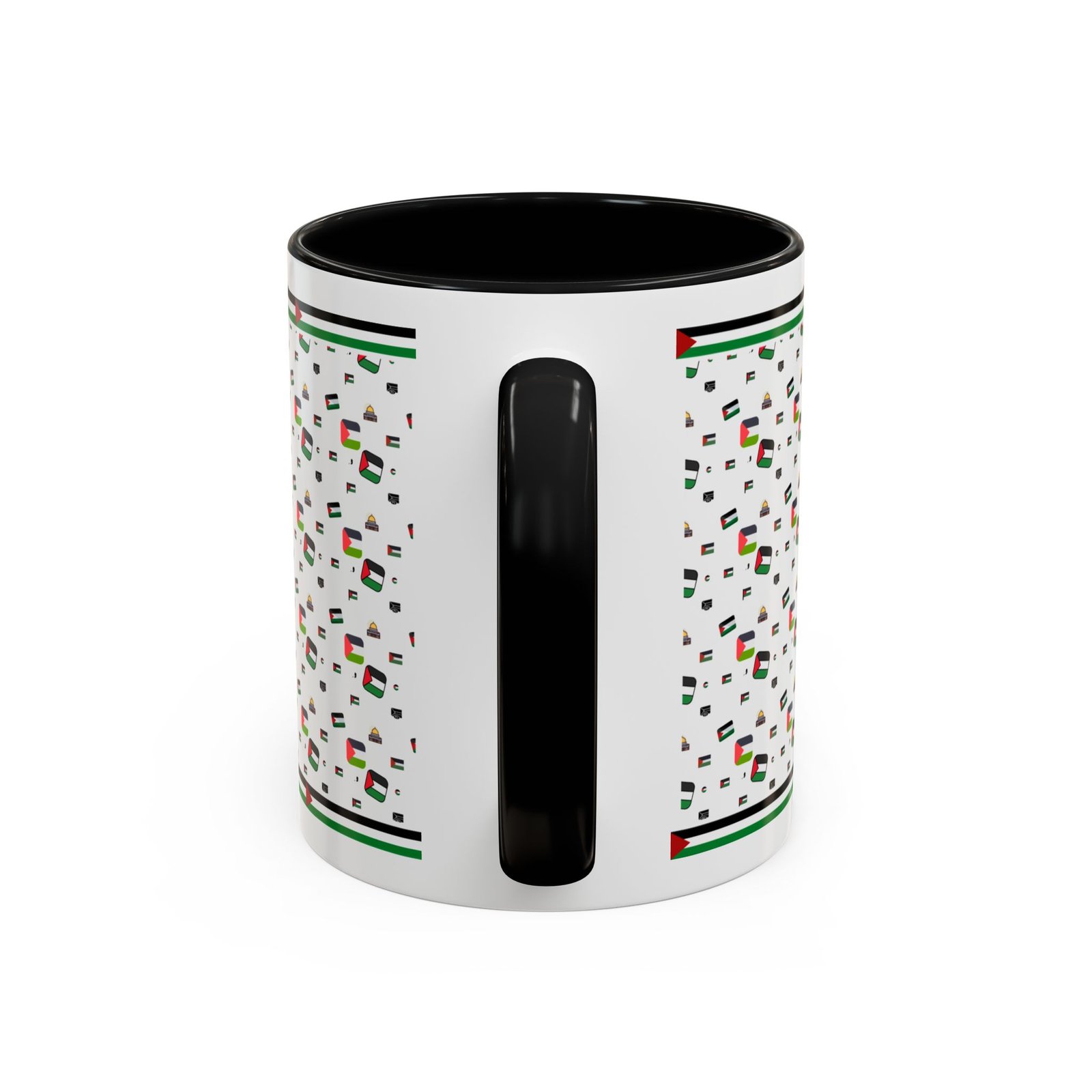 palestine flag al aqsa printed mugs ,palestinians mugs ,palestine coffee mugs - Image 4