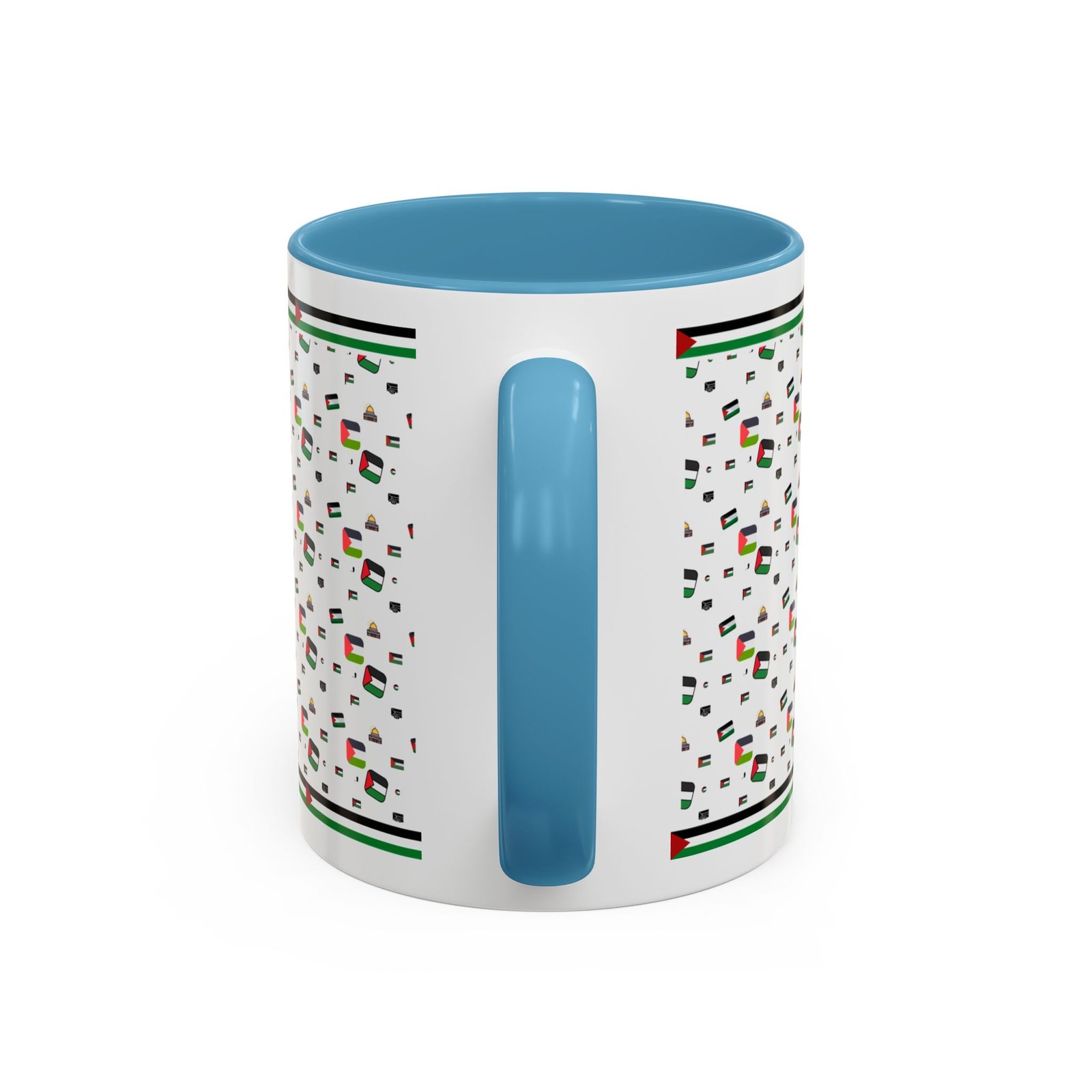 palestine flag al aqsa printed mugs ,palestinians mugs ,palestine coffee mugs - Image 20