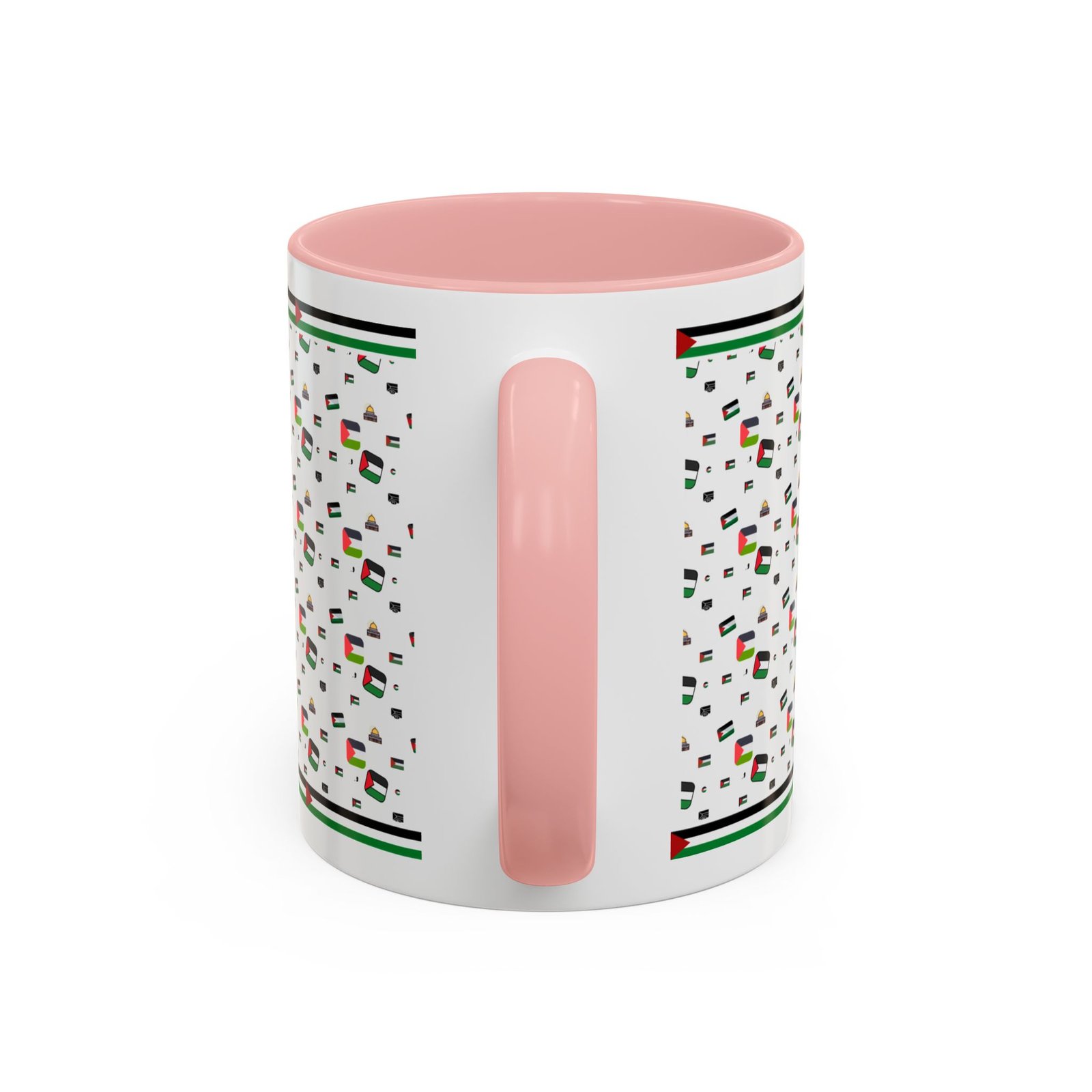 palestine flag al aqsa printed mugs ,palestinians mugs ,palestine coffee mugs - Image 12