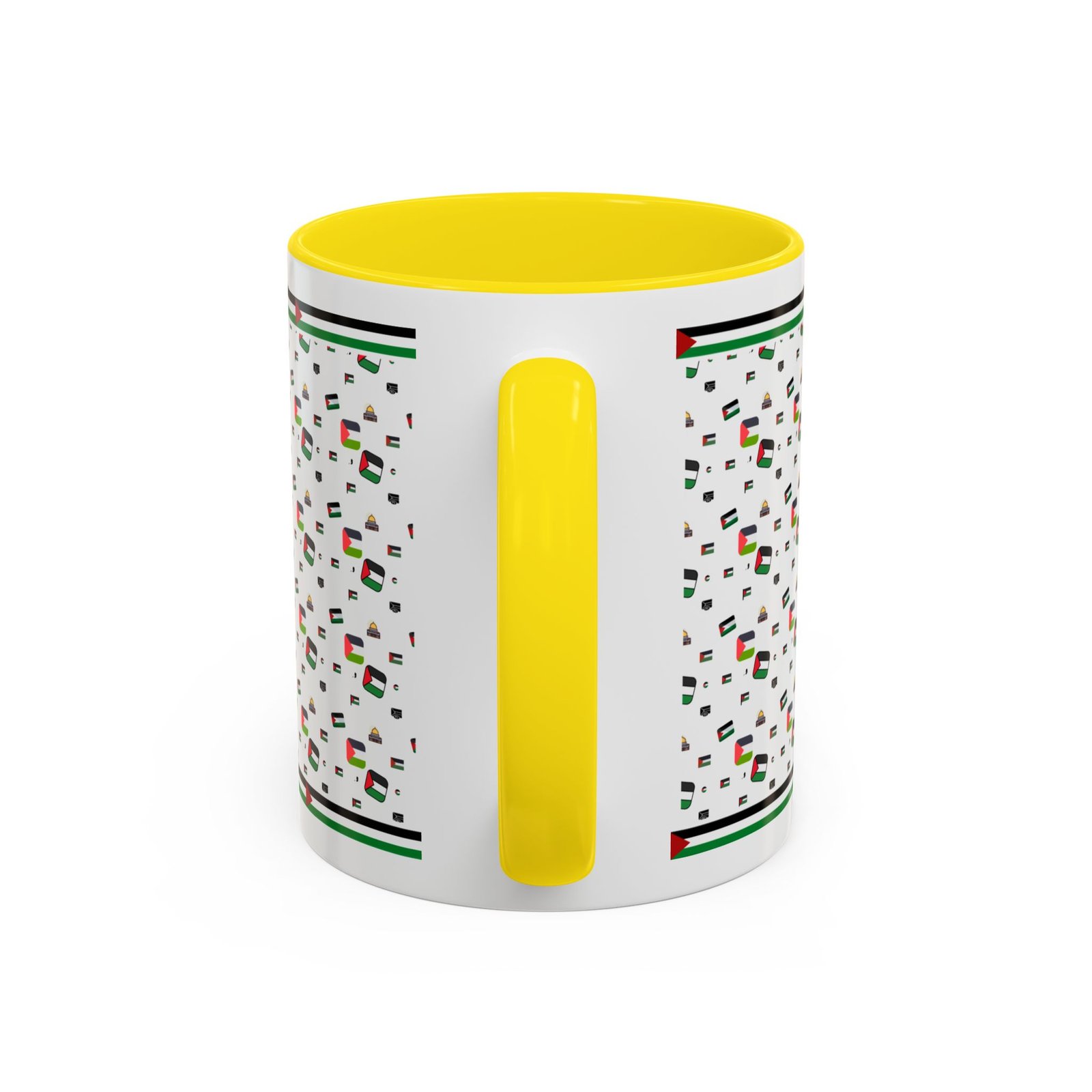 palestine flag al aqsa printed mugs ,palestinians mugs ,palestine coffee mugs - Image 32