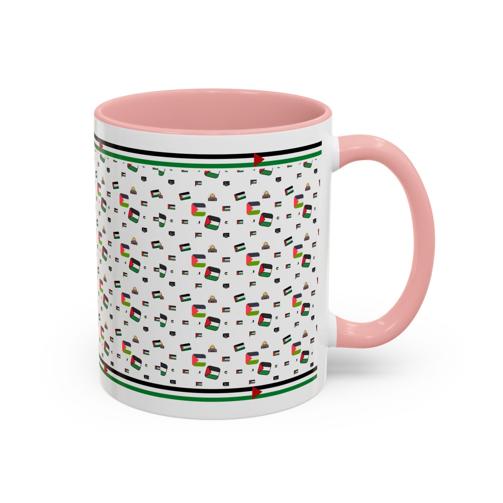 palestine flag al aqsa printed mugs ,palestinians mugs ,palestine coffee mugs - Image 10
