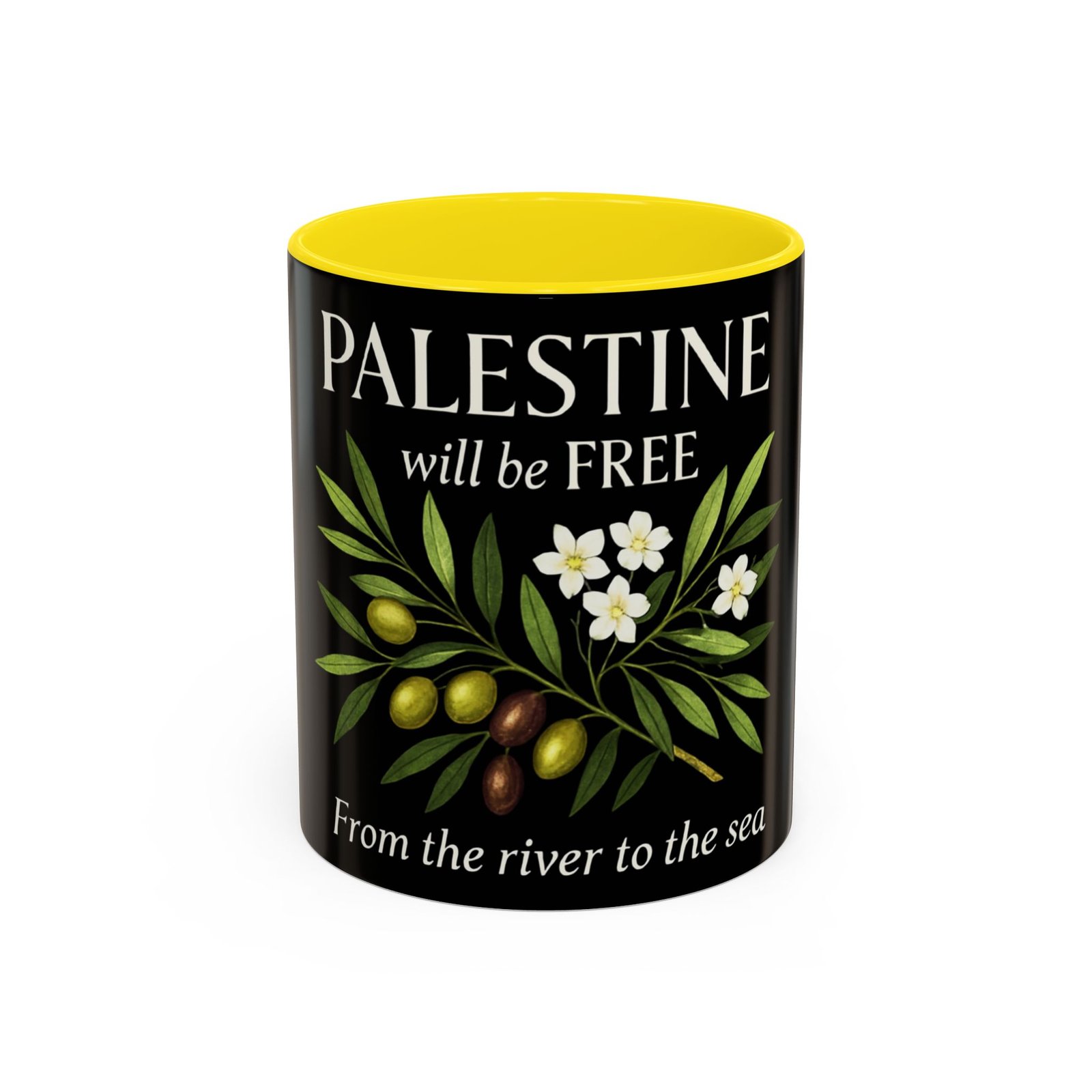 Palestine Freedom Coffee Mug - Inspirational Mug, Gift for Activists, Travel Mug, Black Coffee Cup, Political Statement Drinkware - Image 4