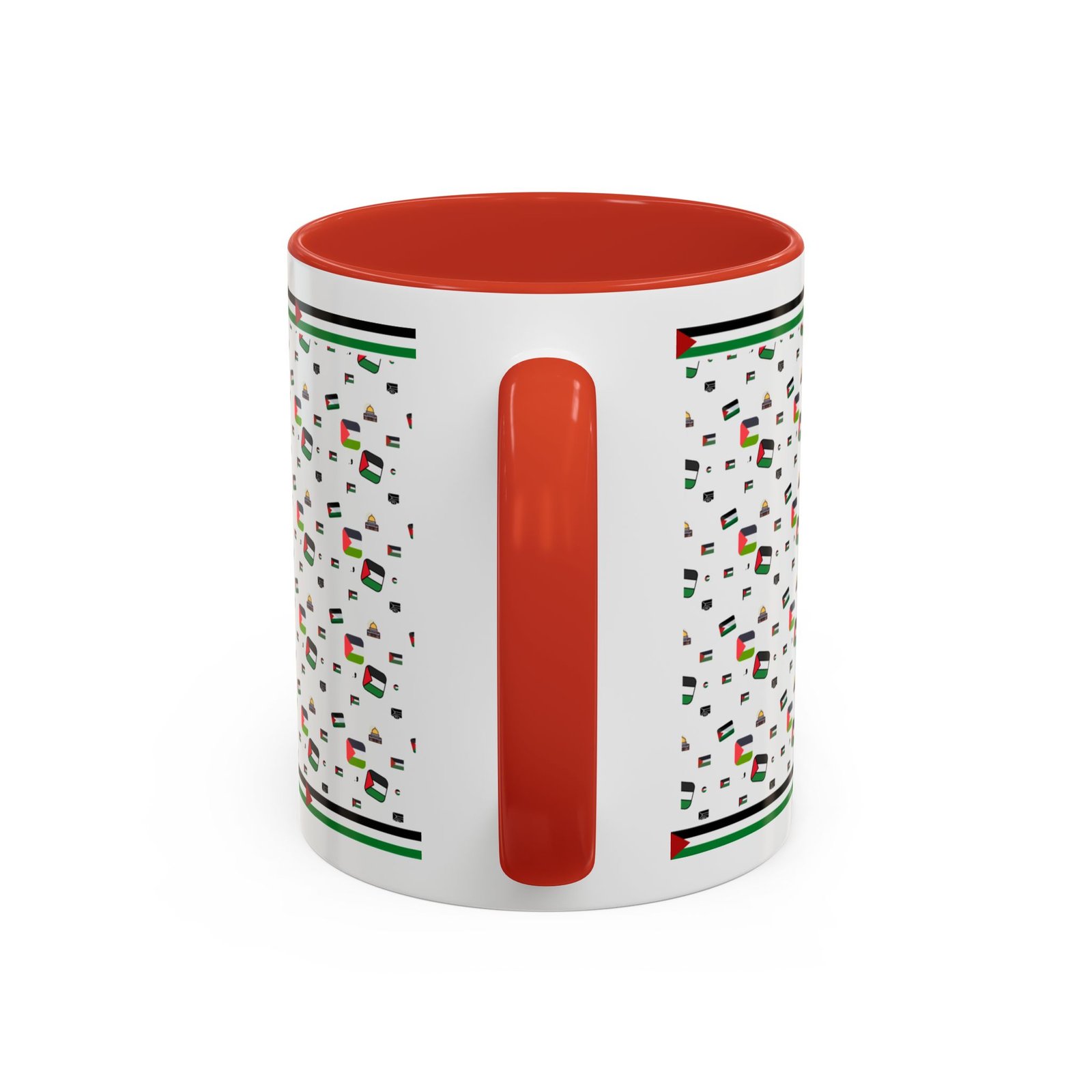 palestine flag al aqsa printed mugs ,palestinians mugs ,palestine coffee mugs - Image 16