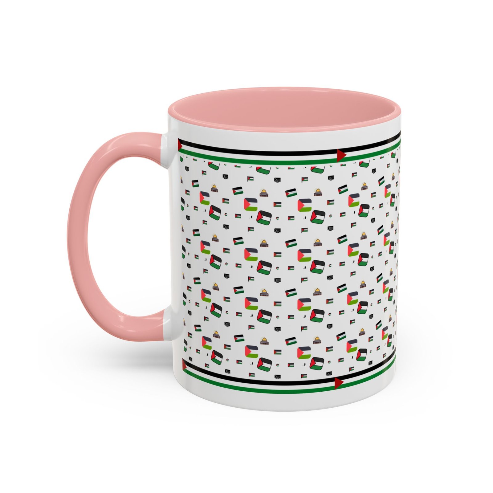 palestine flag al aqsa printed mugs ,palestinians mugs ,palestine coffee mugs - Image 11