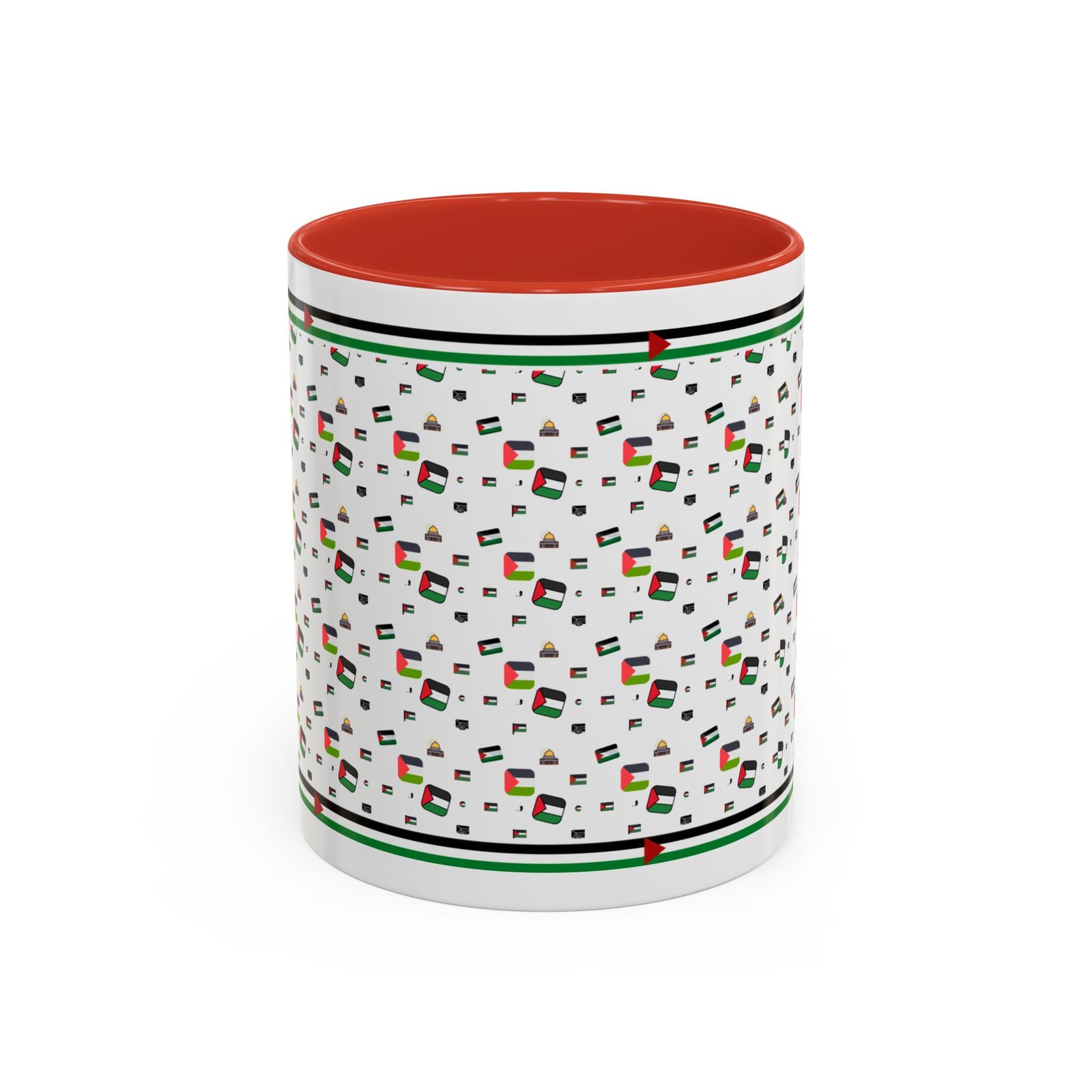 palestine flag al aqsa printed mugs ,palestinians mugs ,palestine coffee mugs - Image 13