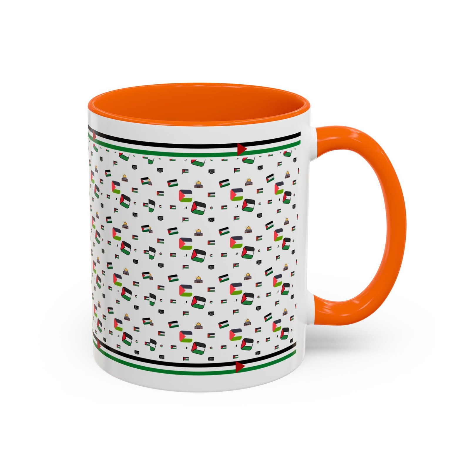 palestine flag al aqsa printed mugs ,palestinians mugs ,palestine coffee mugs - Image 22