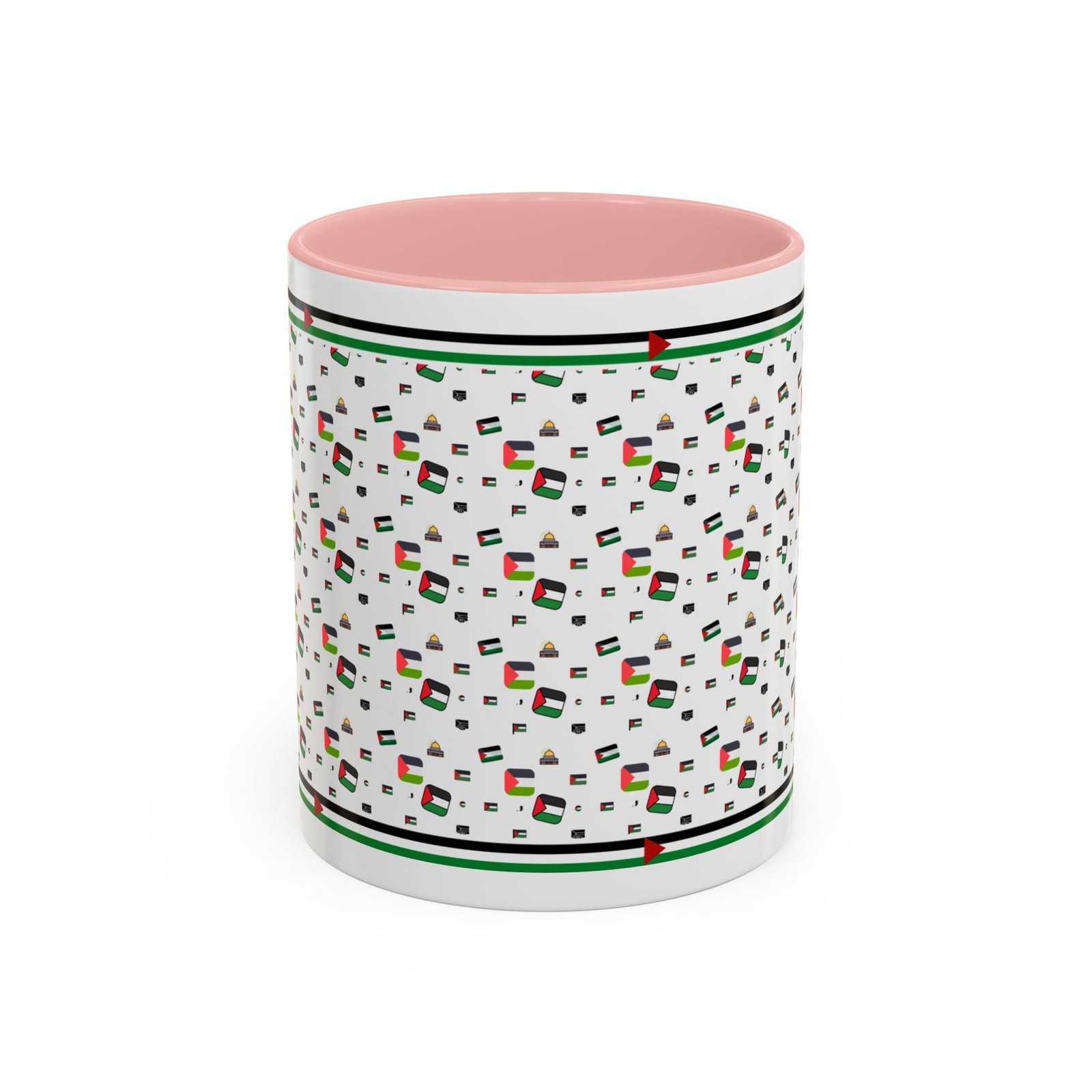 palestine flag al aqsa printed mugs ,palestinians mugs ,palestine coffee mugs - Image 9