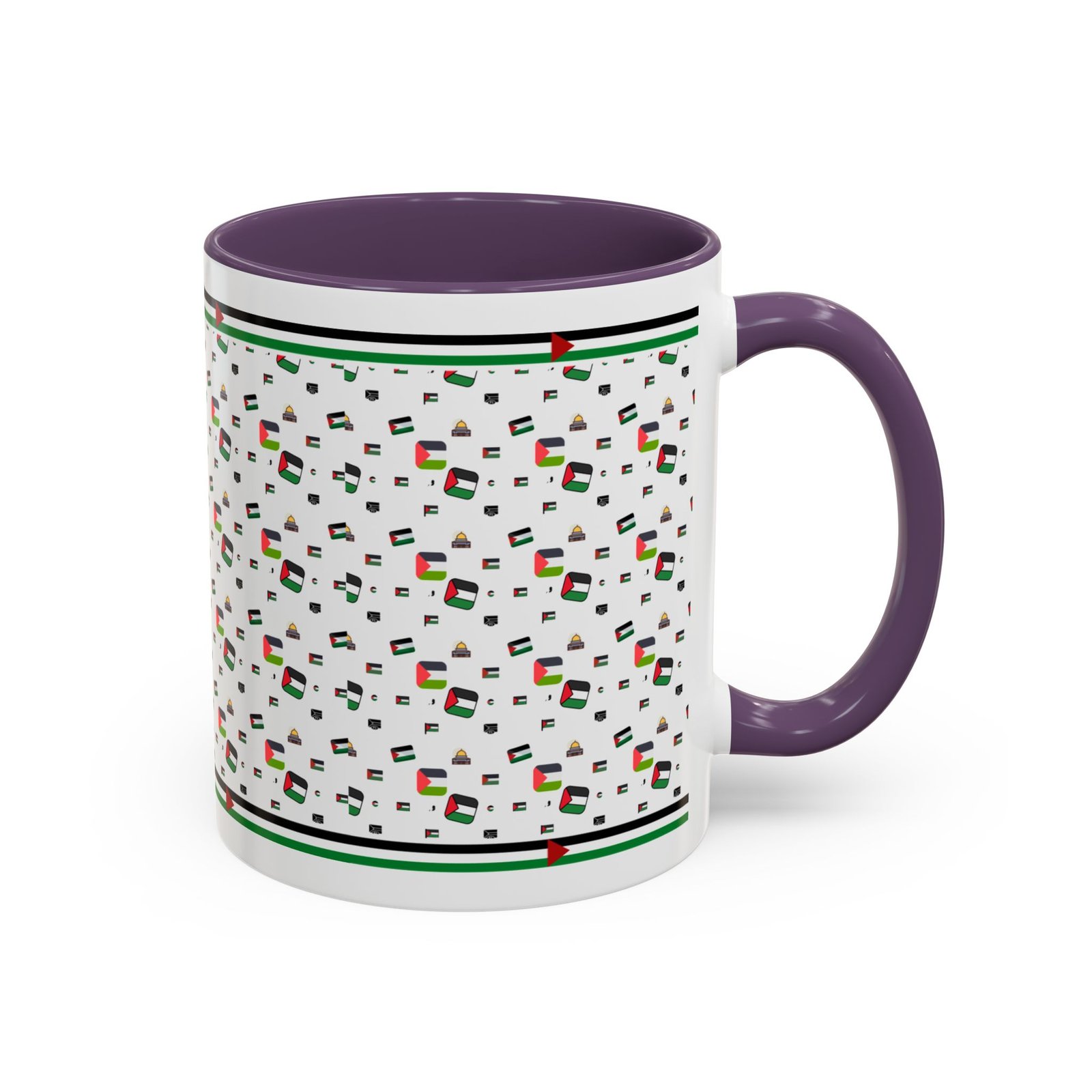 palestine flag al aqsa printed mugs ,palestinians mugs ,palestine coffee mugs - Image 26